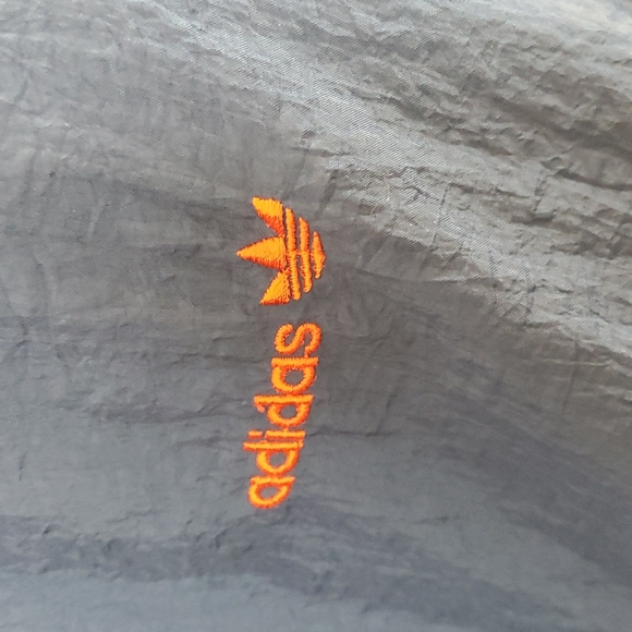 Vintage Adidas full zipper windbreaker jacket full lining men size L - Picture 3 of 9